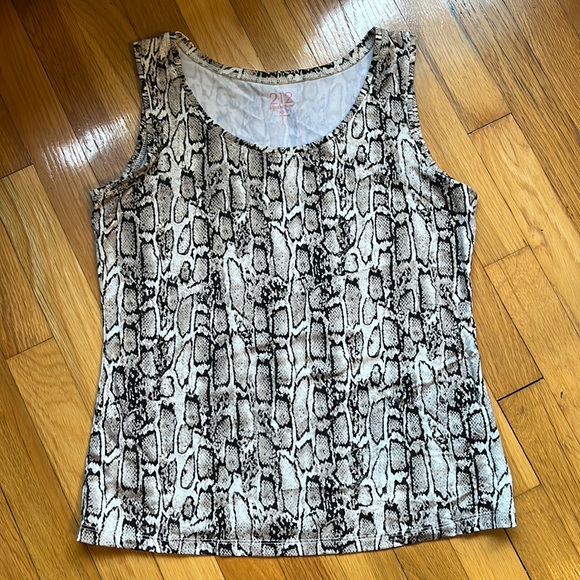 212 Collection Tops - Snake skin tank
